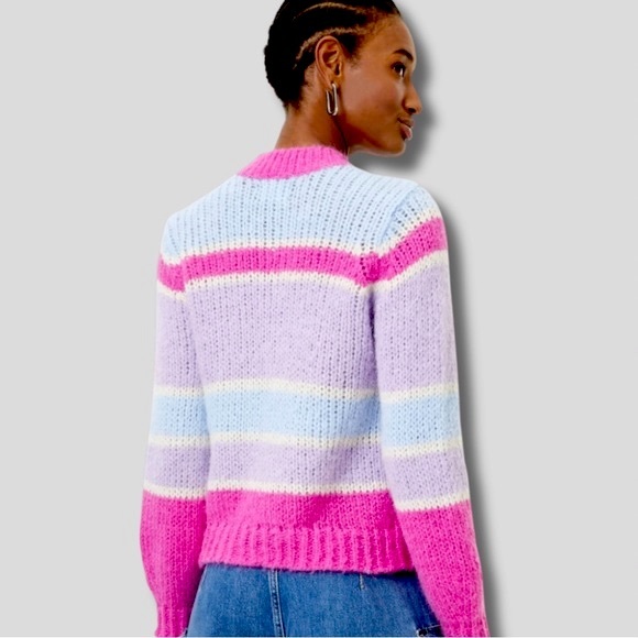 REVOLVE Pieces Pastel Dreams Fuzzy Sweater Sz. Medium - Picture 4 of 7